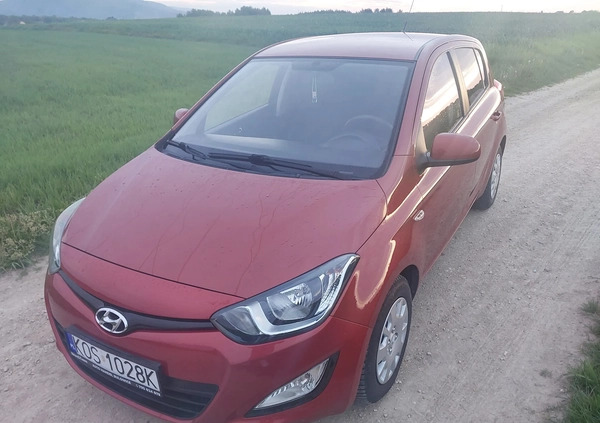 Hyundai i20 cena 20900 przebieg: 212650, rok produkcji 2012 z Dobrzyca małe 277